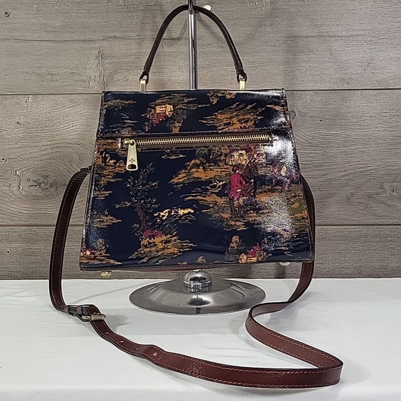 Patricia Nash Kent Countryside Crossbody Shoulder Bag Satchel Purse Tote - Picture 6 of 16